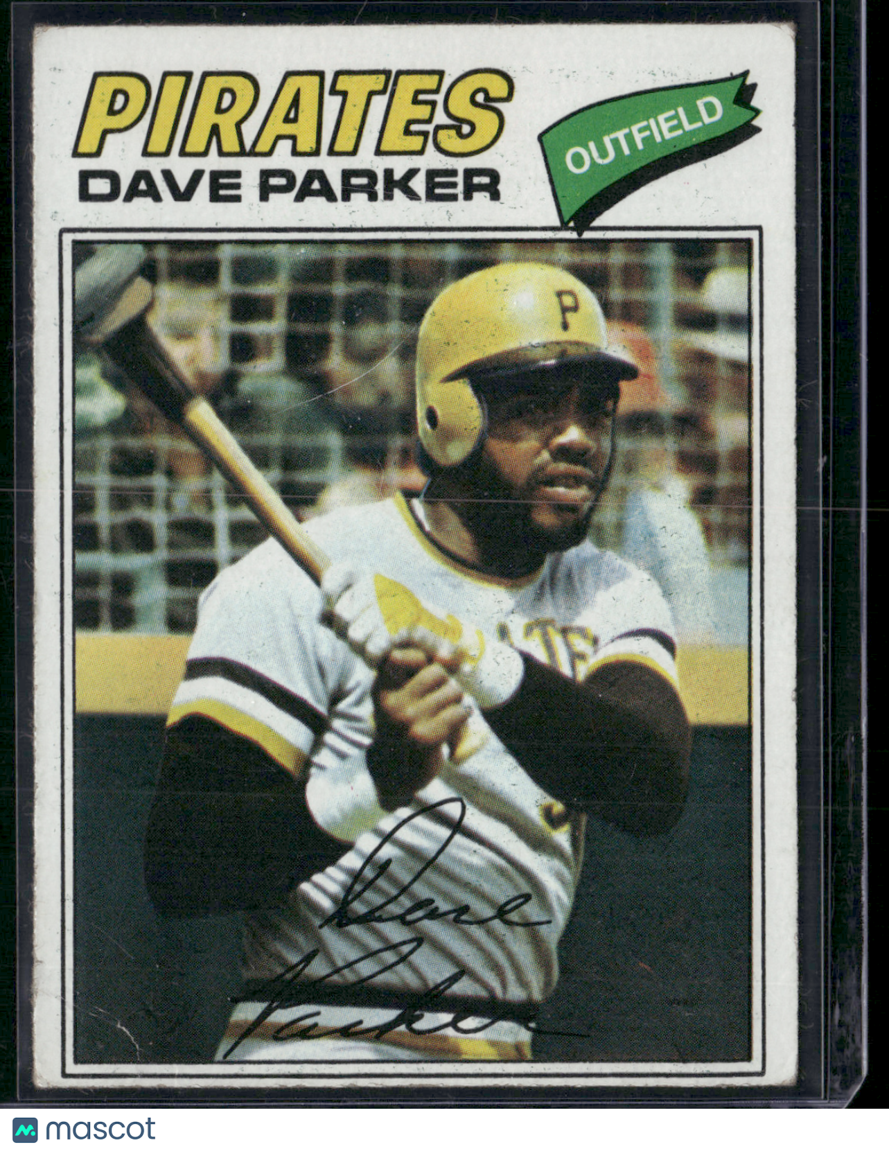 1977 Topps DAVE PARKER #270 Stain on Back Wrinkle (VG)