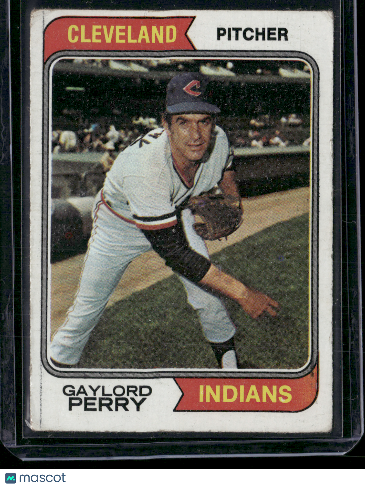 1974 Topps GAYLORD PERRY #35 Print Snow (VG)