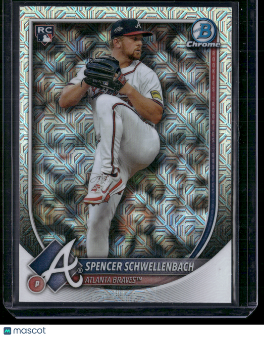 2025 Bowman Chrome SPENCER SCHWELLENBACH #84 Mega Rookie