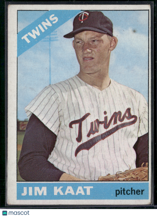 1966 Topps JIM KAAT #445 Surface Dent (Good)