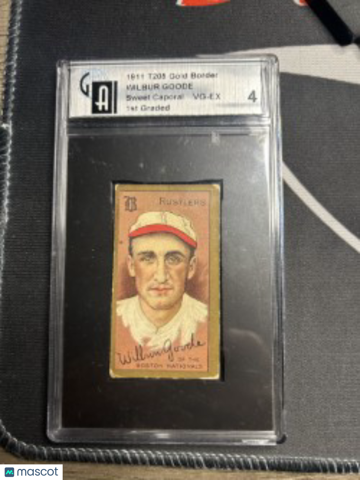 1911 T205 WILBUR GOODE Sweet Caporal Gold Border GAI 4