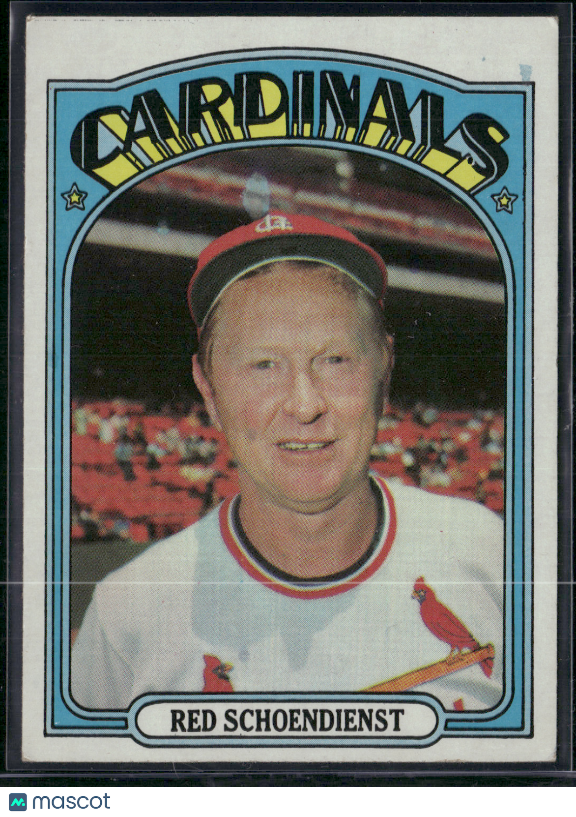 1972 Topps RED SCHOENDIENST #67 (VG-VG/EX)