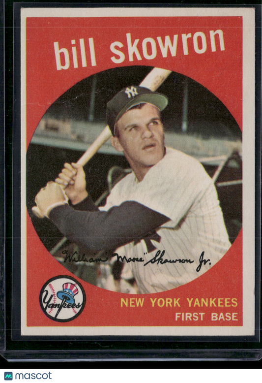1959 Topps BILL SKOWRON #90 Wrinkles (Good)