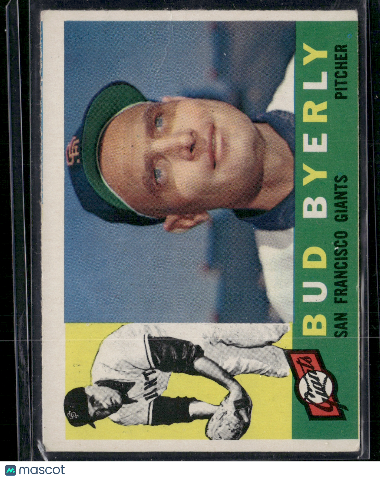 1960 Topps BUD BYERLY #371 Wrinkles (Good)