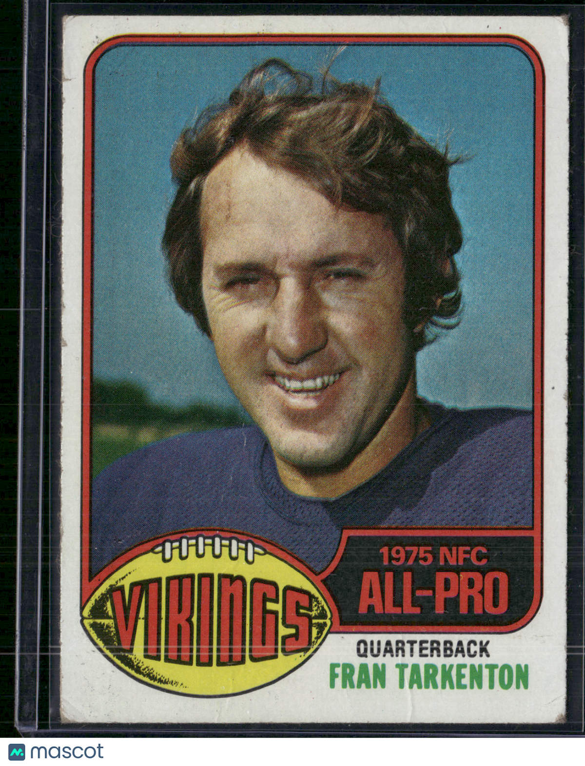1976 Topps FRAN TARKENTON #500 Wrinkles (VG)