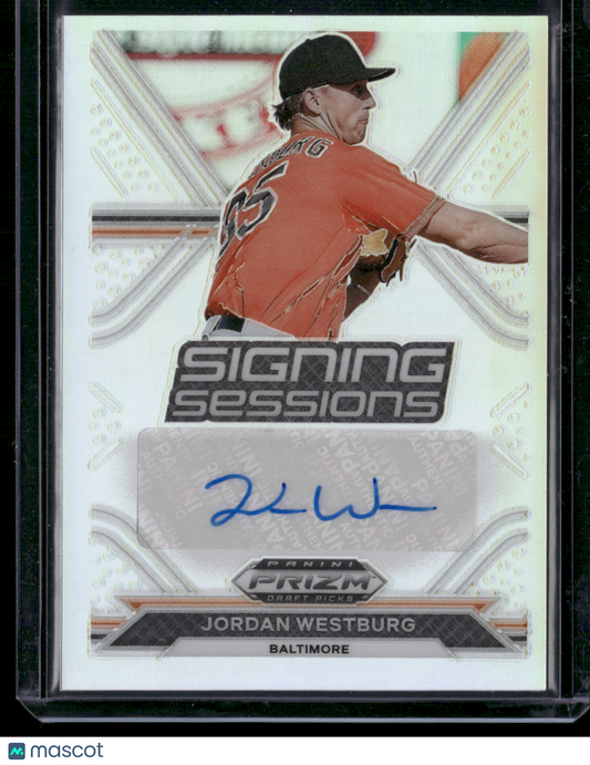 2021 Prizm Draft Picks JORDAN WESTBURG #SS-WE Signing Sessions Holofoil Auto(NM)