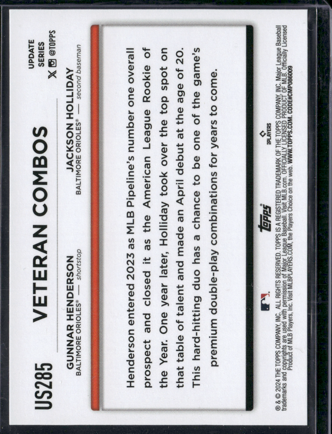 2024 Topps Update SOARING CONFIDENCE #US285