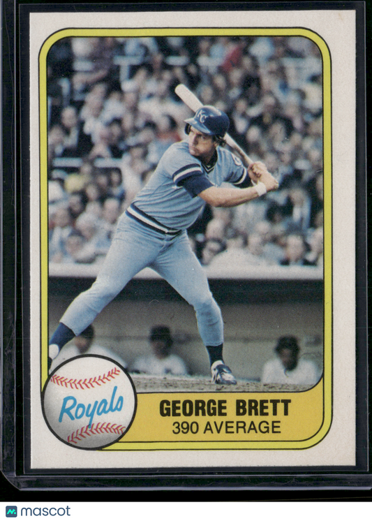 1981 Fleer GEORGE BRETT #655 390 Average (NM)