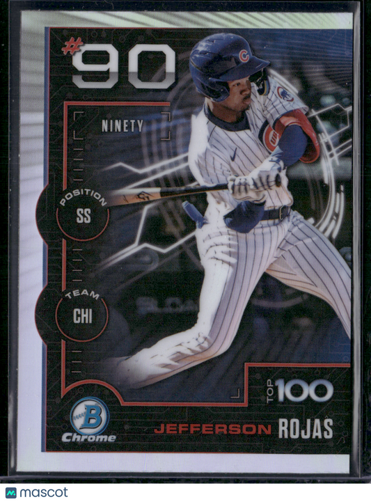 2025 Bowman JEFFERSON ROJAS #BTP-90 Top 100