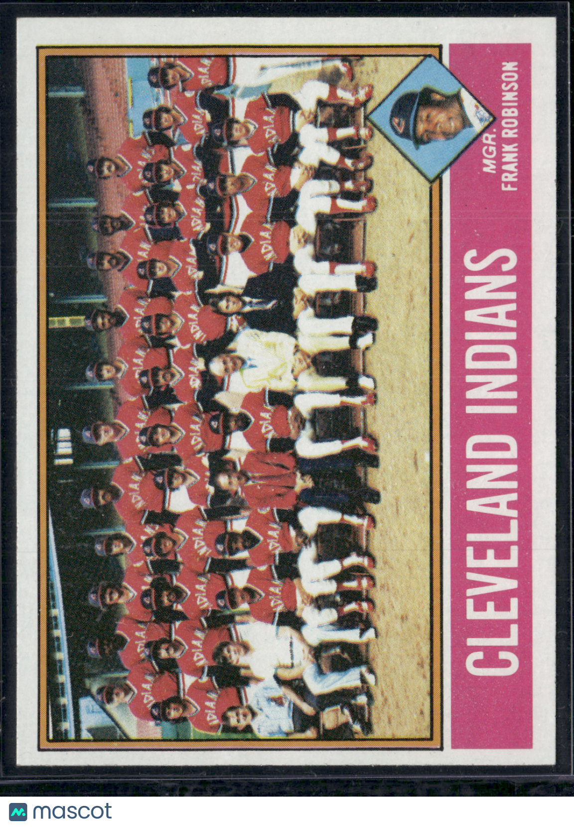 1976 Topps CLEVELAND INDIANS #477 (EX-EX/MT)