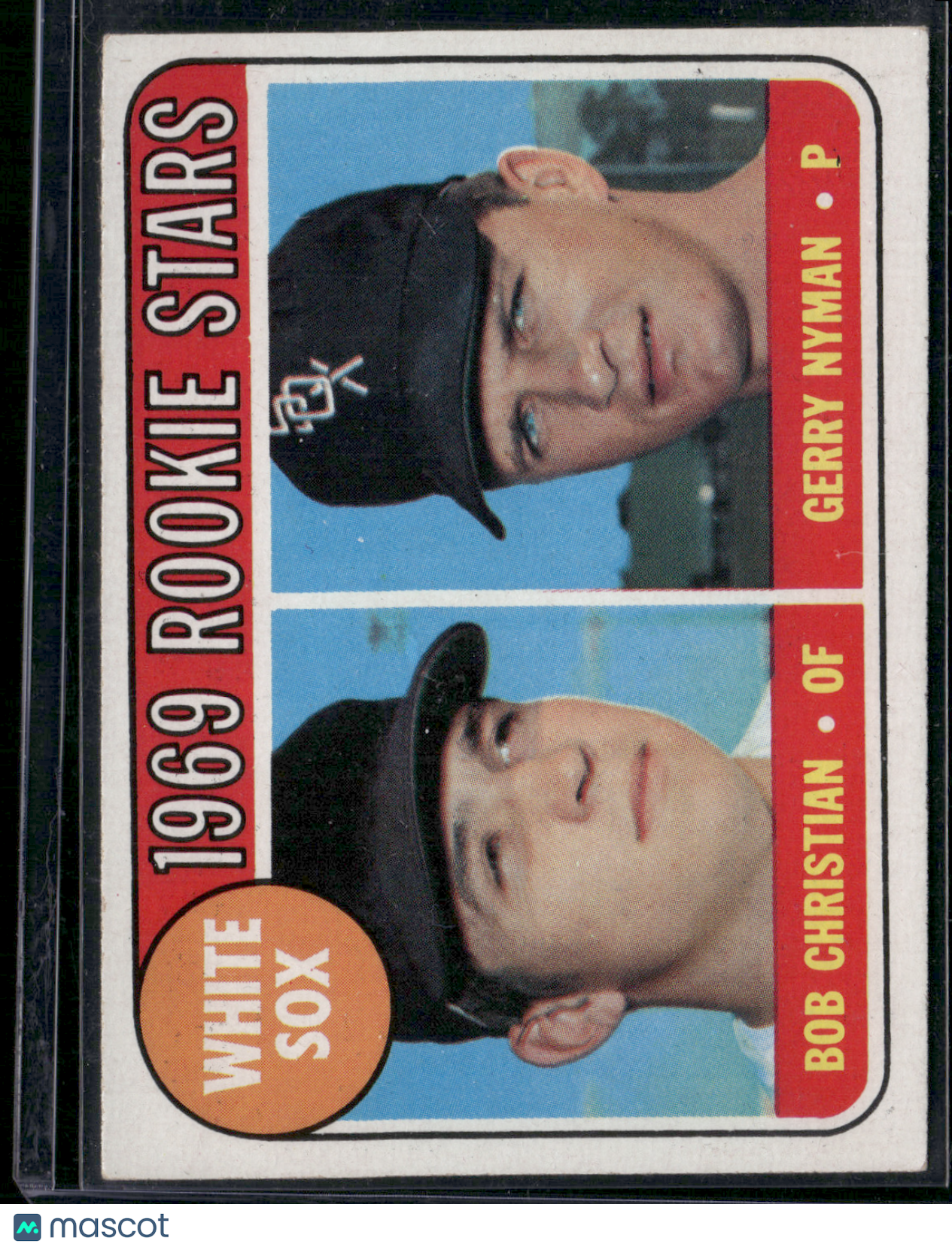 1969 Topps BOB CHRISTIAN/GERRY NYMAN #173 1969 White Sox Rookie Stars (VG)