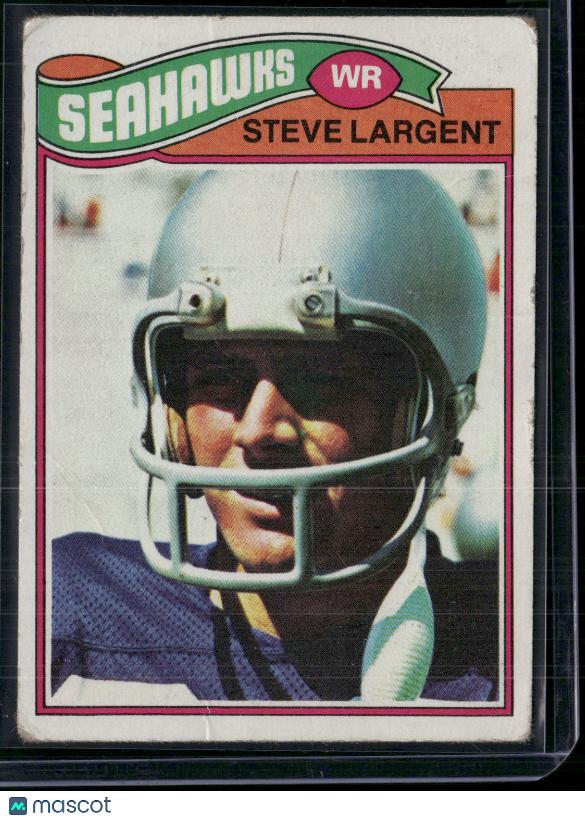 1977 Topps STEVE LARGENT #177 Wrinkles Creases (Good)