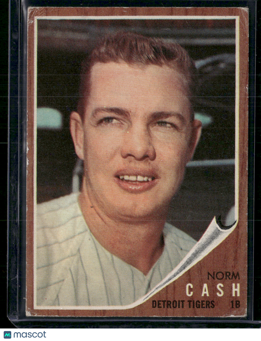 1962 Topps NORM CASH #250