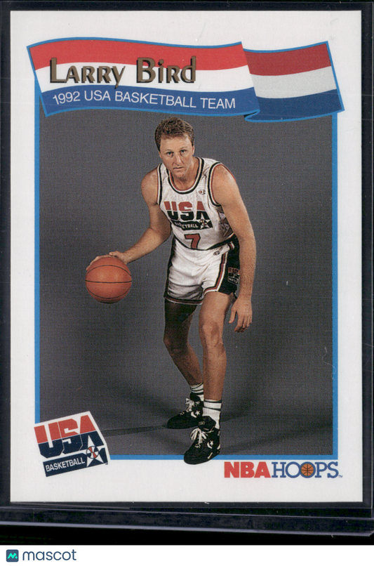 1992 NBA Hoops LARRY BIRD #52 USA Basketball - Dream Team (EX)