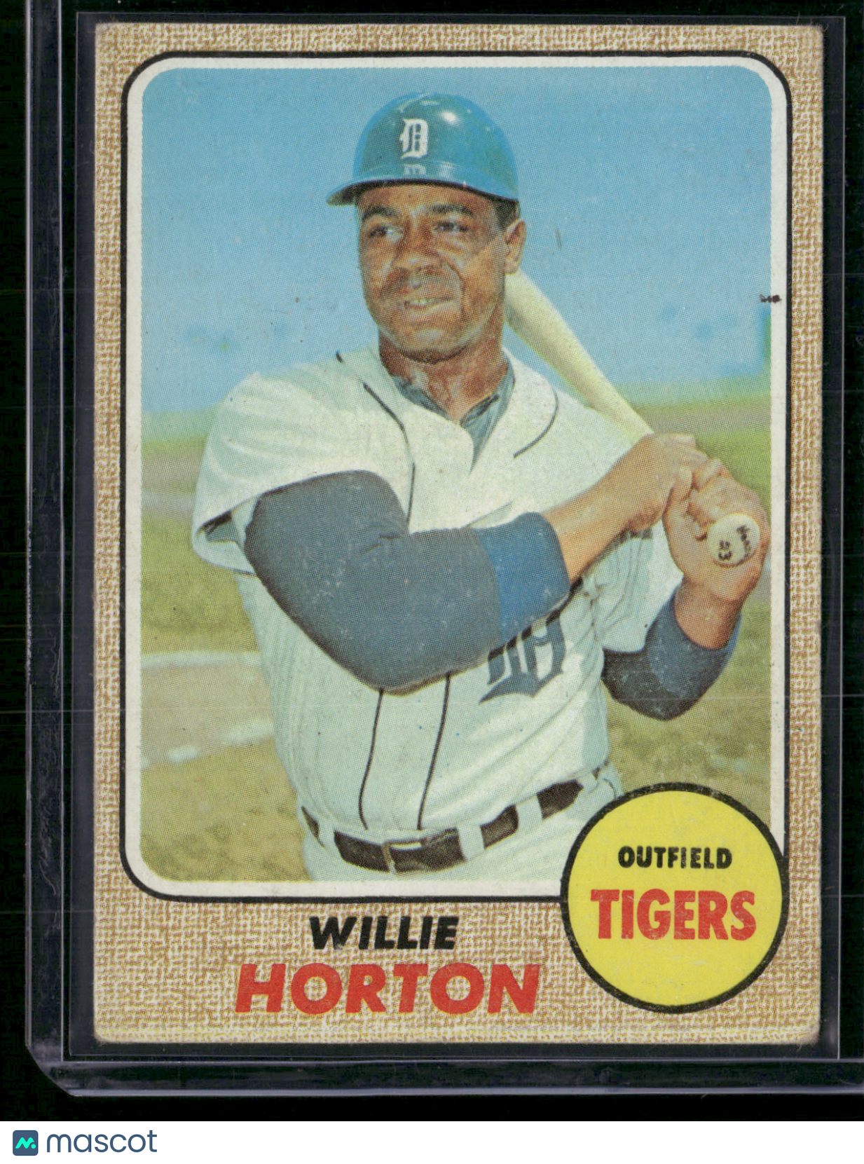 1968 Topps WILLIE HORTON #360 Light Toning (VG-VG/EX)