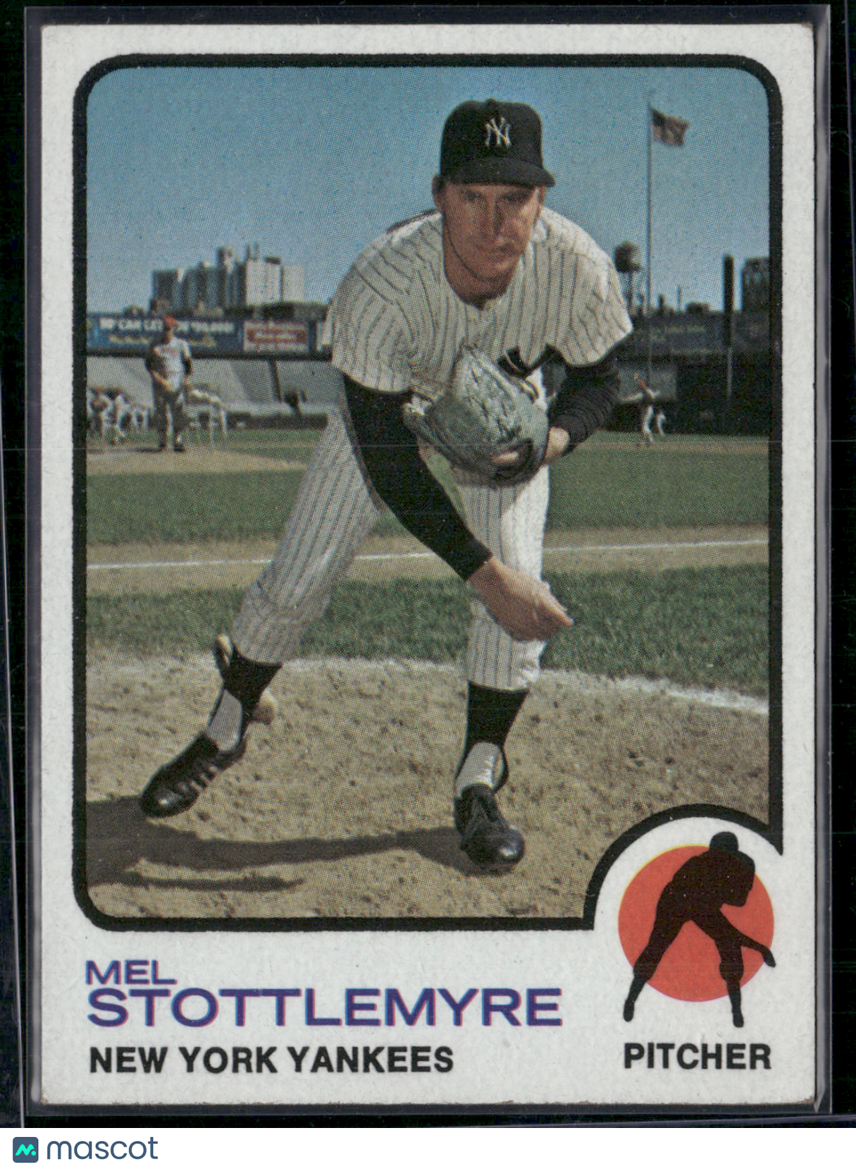 1973 Topps MEL STOTTLEMYRE #520 (VG/EX-EX)