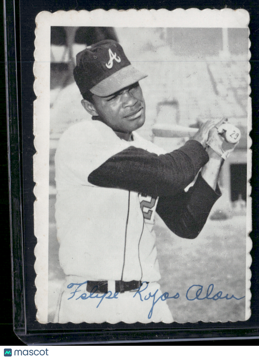 1969 Deckle FELIPE ALOU #17 Light Scratch (VG)