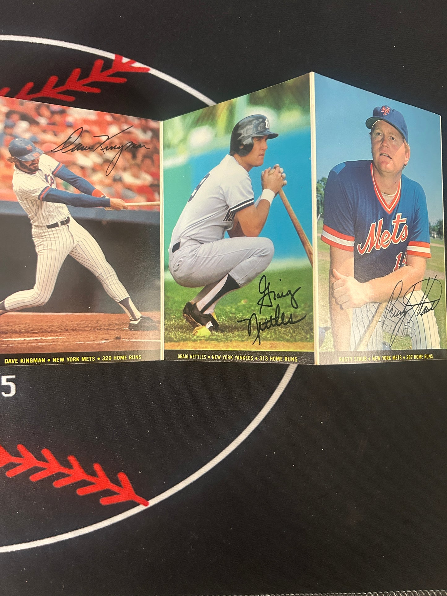 1983 Topps BASEBALL FOLDOUTS 17 Home Run Leaders Set 2 of 5 (EX)