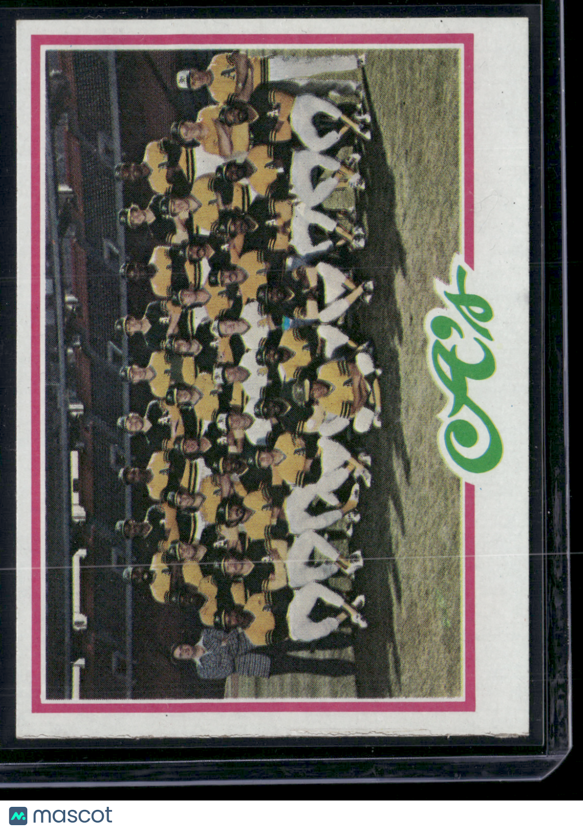 1978 Topps OAKLAND A'S #577 Edge Chipping (EX)
