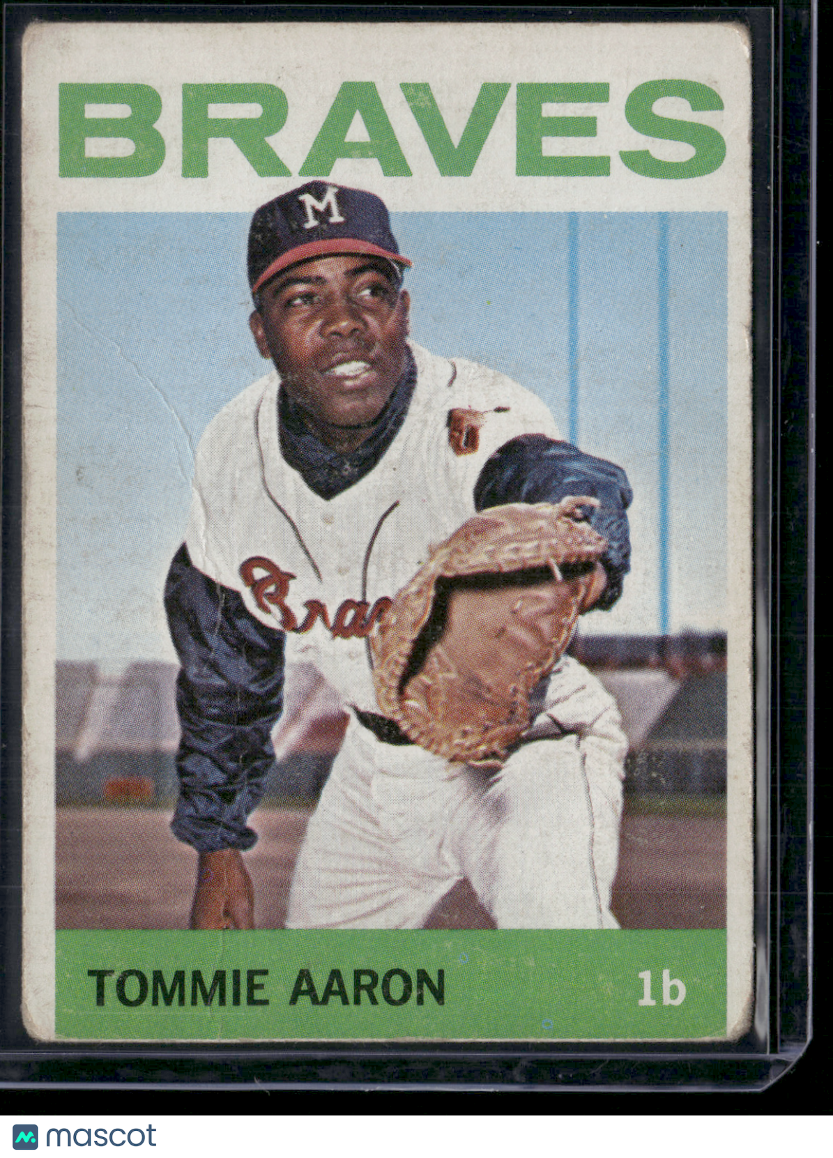 1964 Topps TOMMIE AARON #454 Wrinkles (Good)