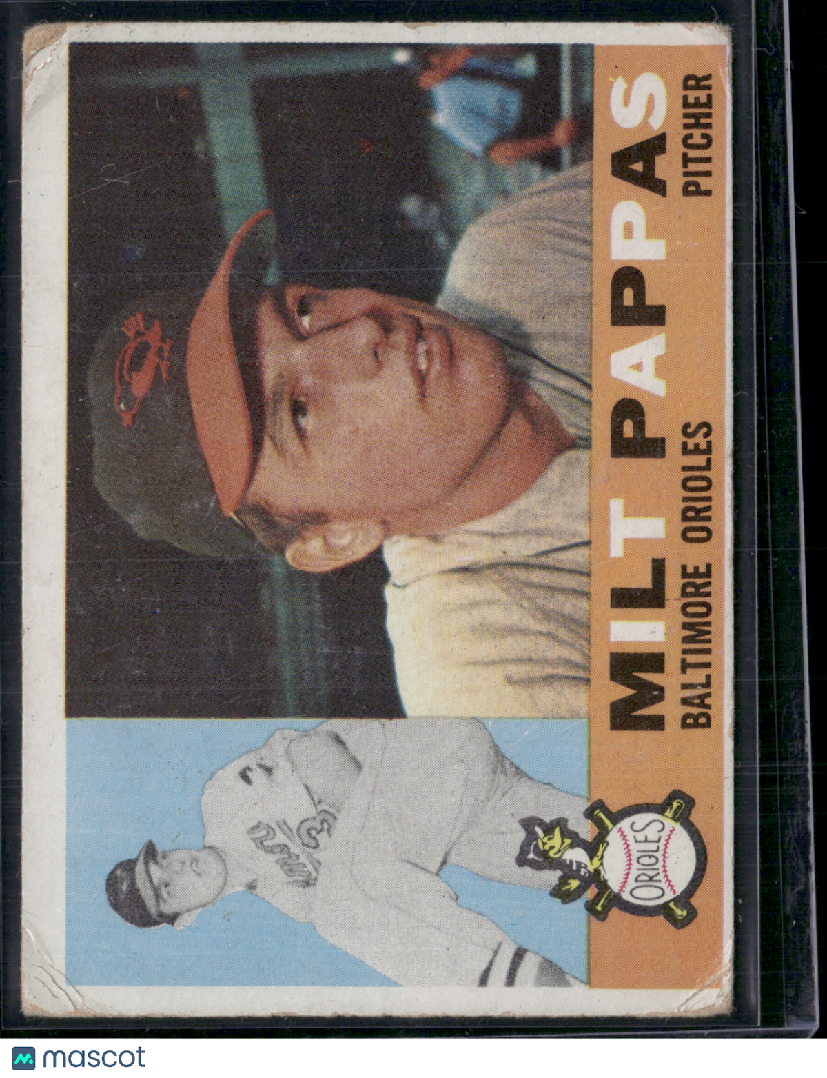 1960 Topps MILT PAPPAS #12 Wrinkles (Good)