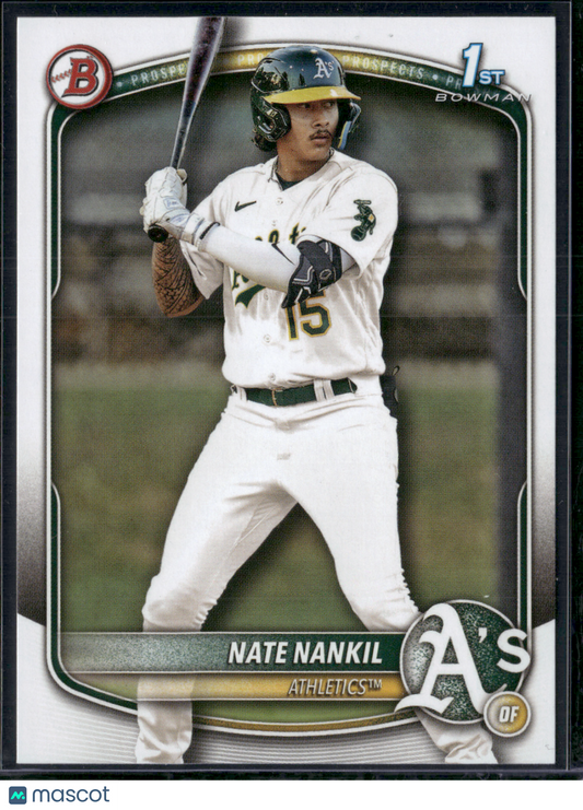 2025 Bowman NATE NANKIL #BP-102 1st Bowman