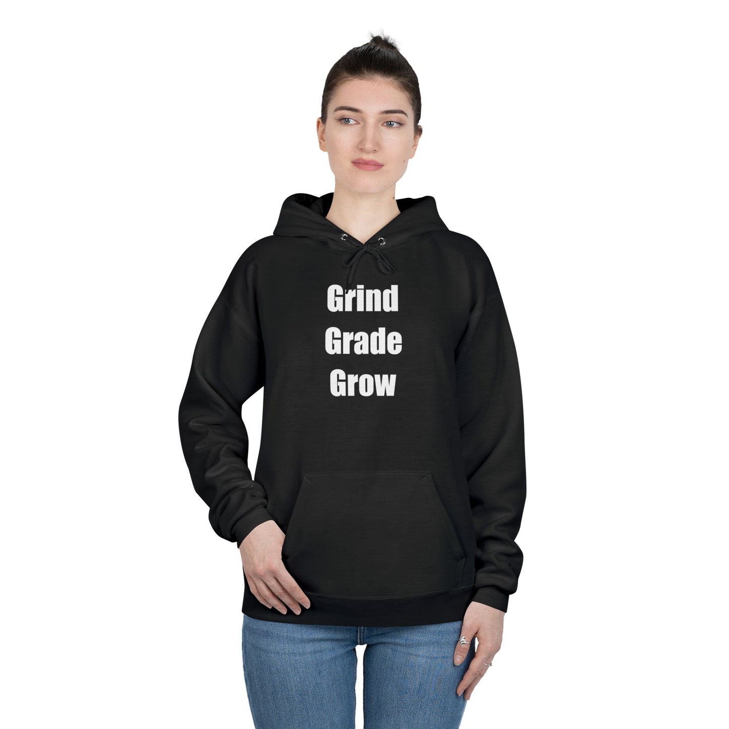 "Grind. Grade. Grow." YSC Signature Hoodie – Premium Pullover for Collectors