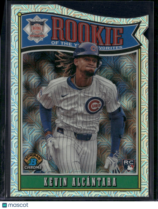 2025 Bowman KEVIN ALCANTARA #ROY-15 Chrome Mojo RC