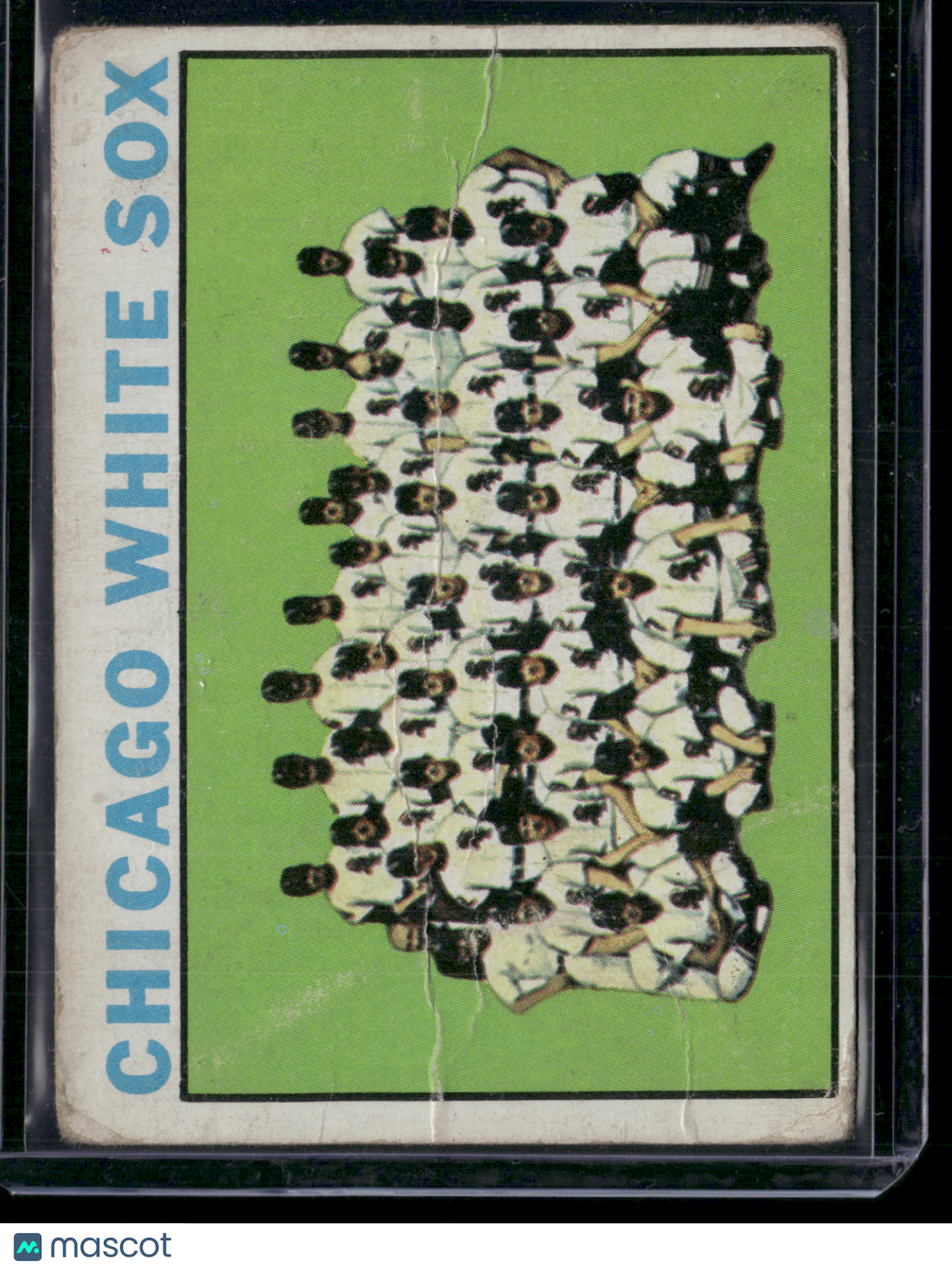 1964 Topps CHICAGO WHITE SOX #496 Wrinkles Crease (Good)