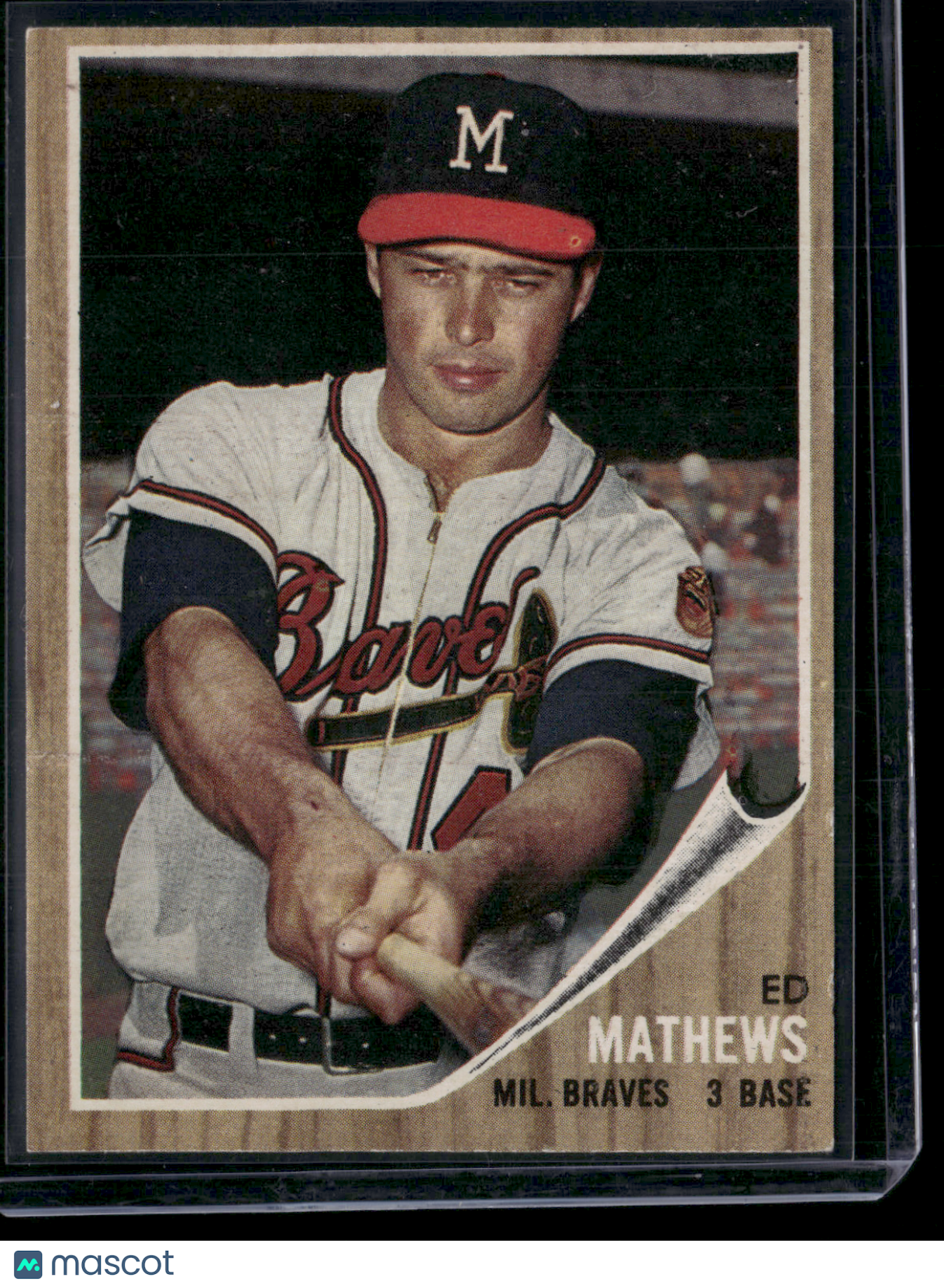 1962 Topps ED MATHEWS #30 (EX)