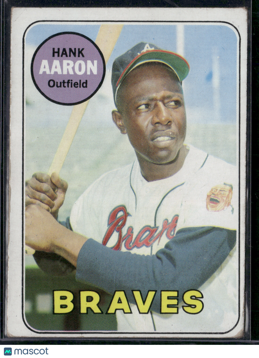 1969 Topps HANK AARON #100