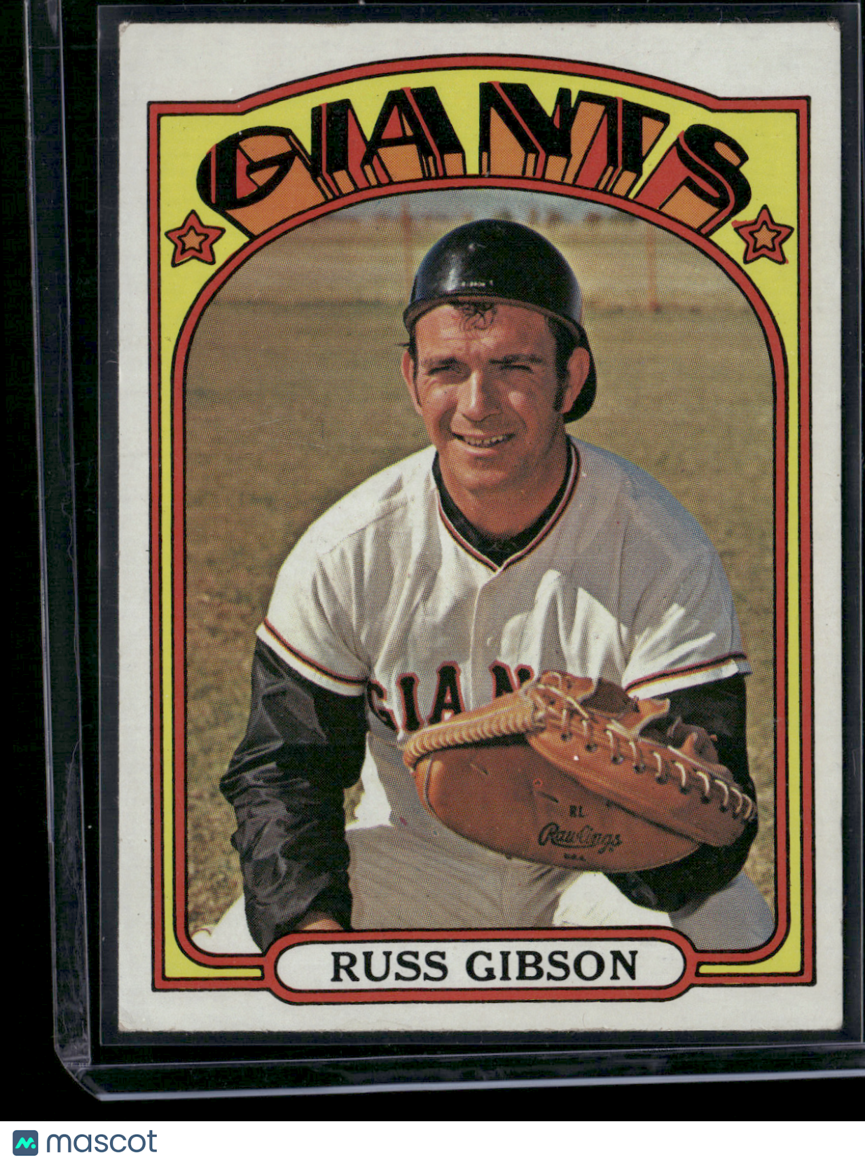 1972 Topps RUSS GIBSON #643 (VG - Surface dimple)