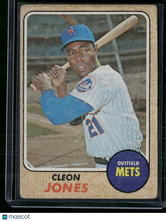 1968 Topps CLEON JONES #254 Crease (Good)