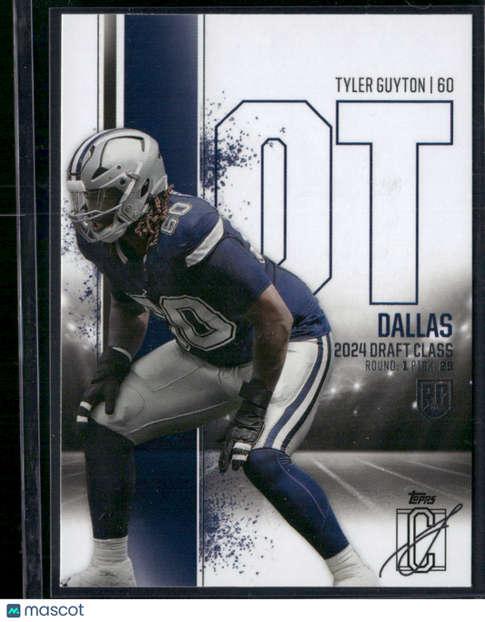 2024 Topps Signature Class TYLER GUYTON #97 Rookie Card RC