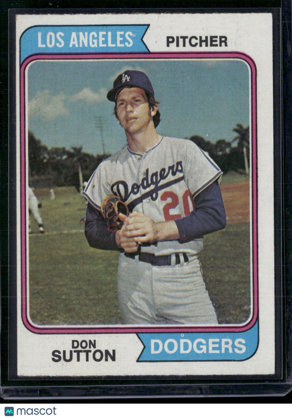 1974 Topps DON SUTTON #220 Rough Top Cut (EX)