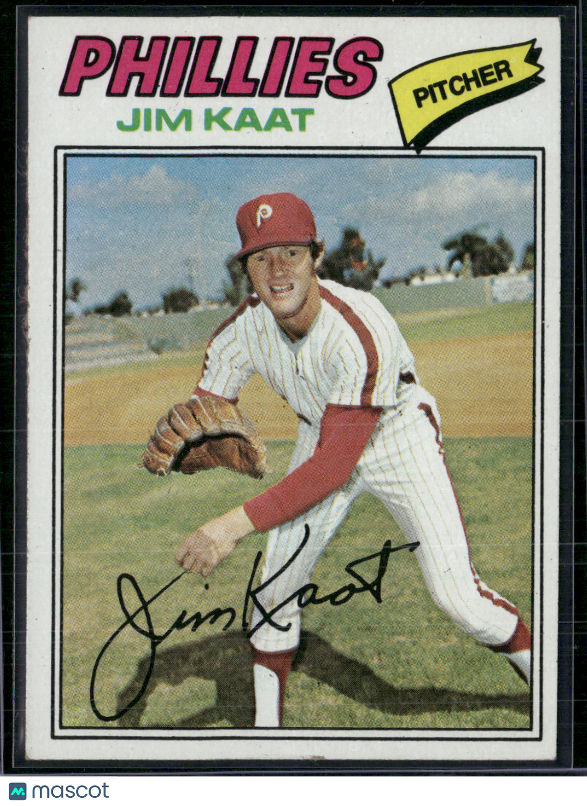 1977 Topps JIM KAAT #638 Edge Chip (EX)