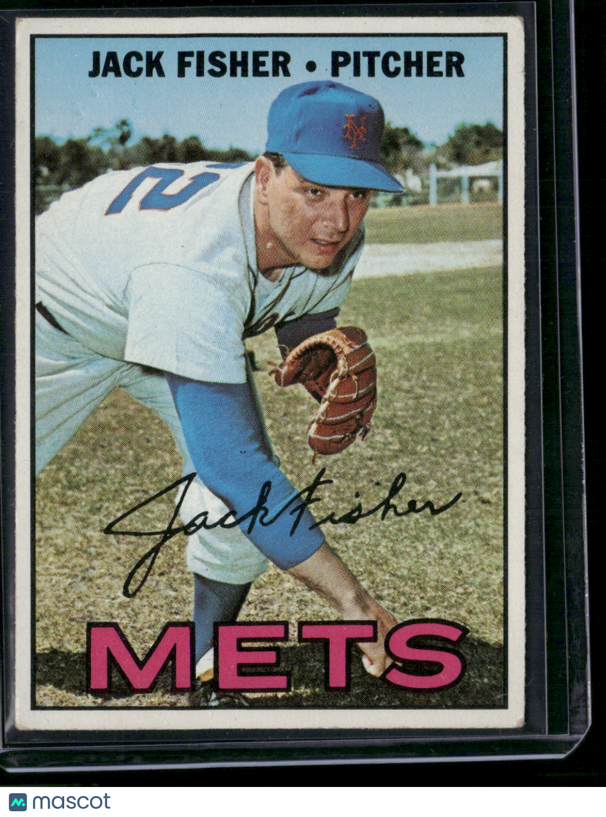 1967 Topps JACK FISHER #533 (Good - Surface dents)