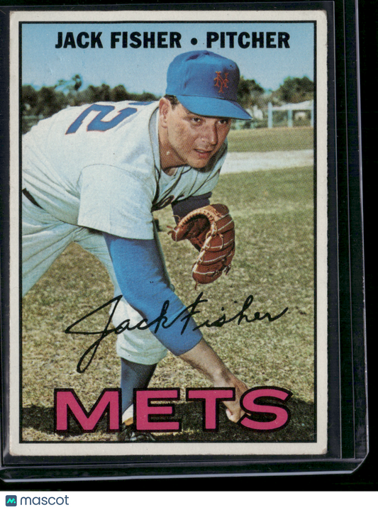 1967 Topps JACK FISHER #533 (Good - Surface dents)