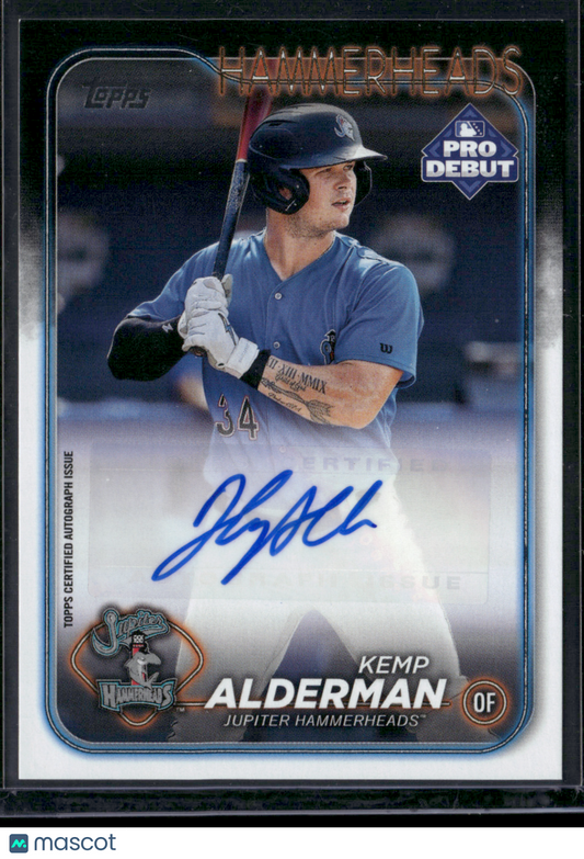2024 Pro Debut KEMP ALDERMAN #PD-150 Auto (NM)