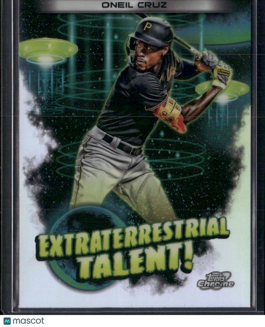 2023 Topps Cosmic Chrome ONEIL CRUZ #ET-23 EXTRATERRESTRIAL TALENT!