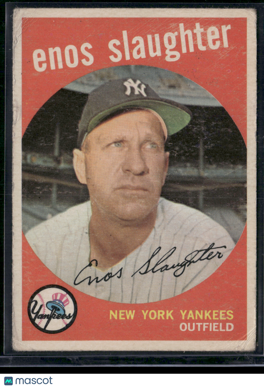 1959 Topps ENOS SLAUGHTER #155