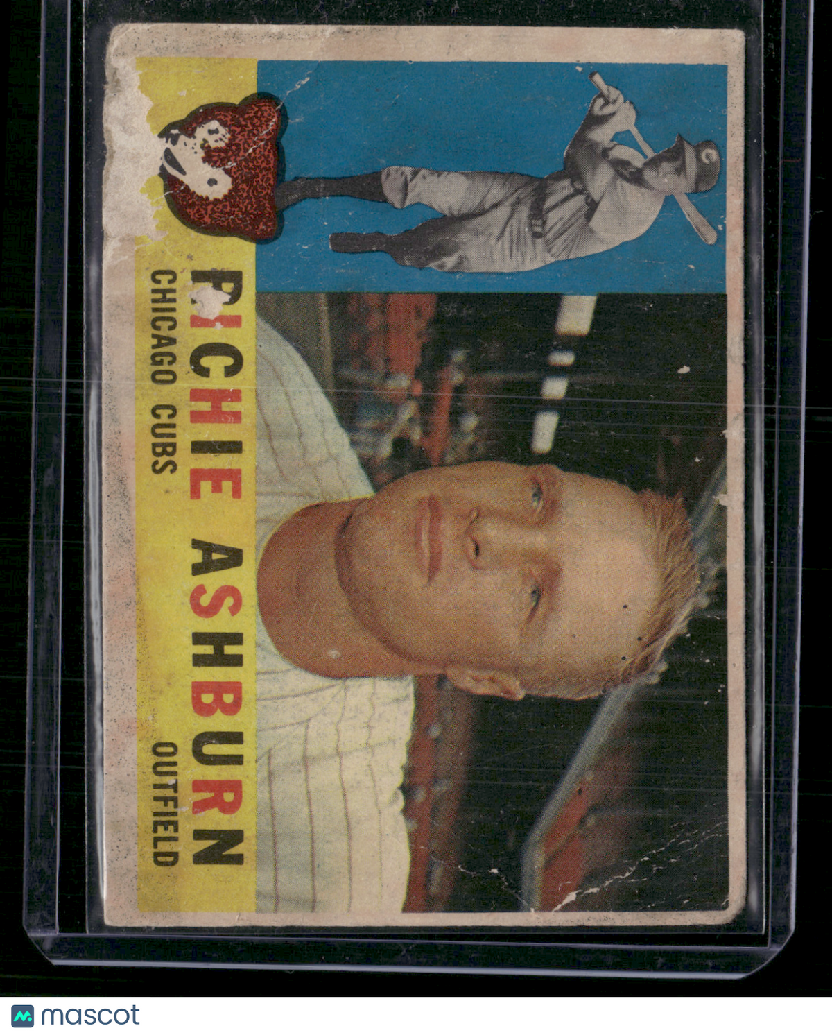 1960 Topps RICHIE ASHBURN #305 (Fair)