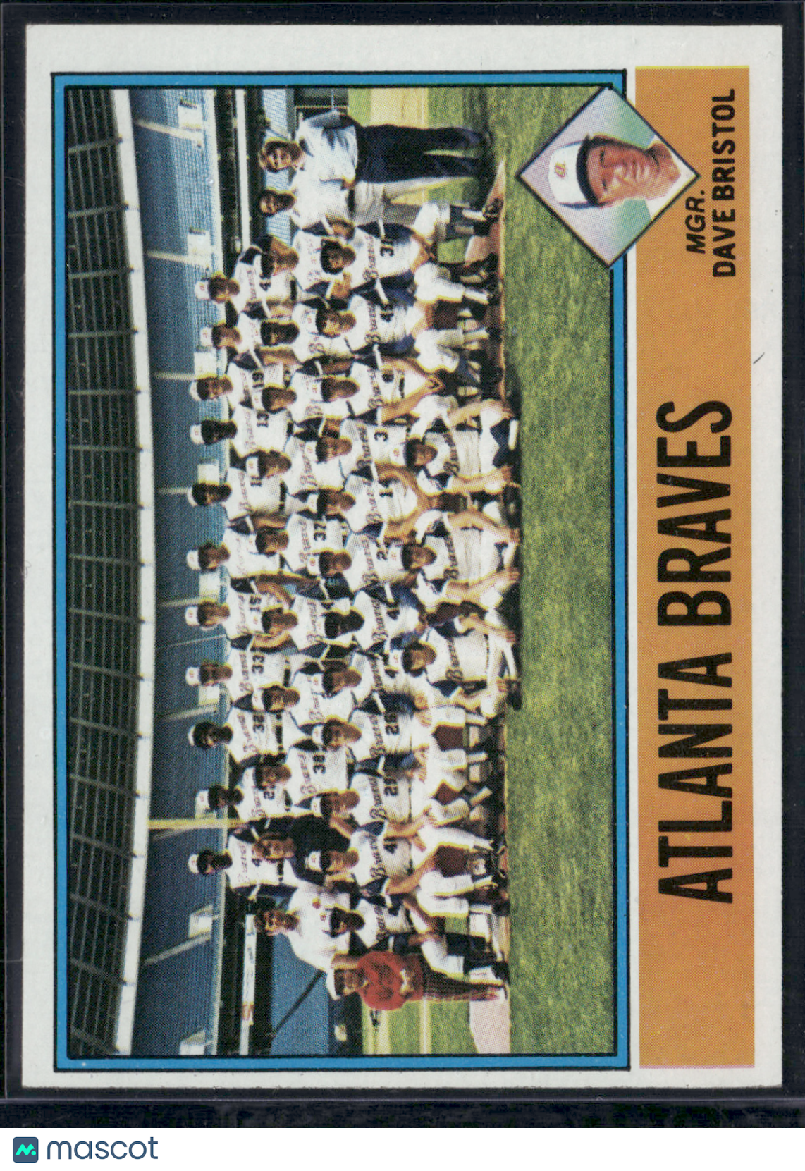 1976 Topps ATLANTA BRAVES #631 Slight Grain Raise (EX)