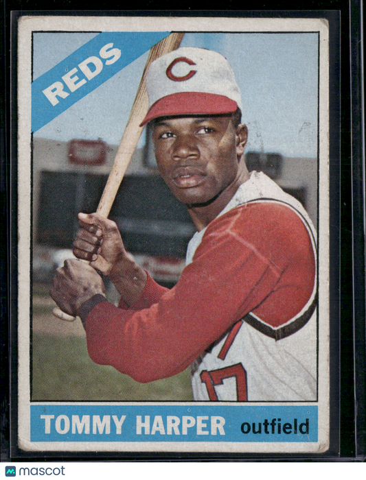 1966 Topps TOMMY HARPER #214 Light Scratches Staining