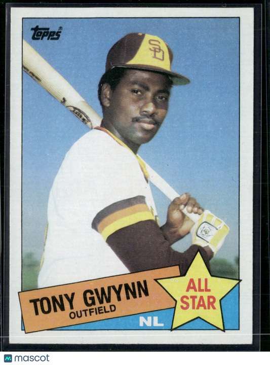 1985 Topps TONY GWYNN #717 All Star Grain Raise (EX)
