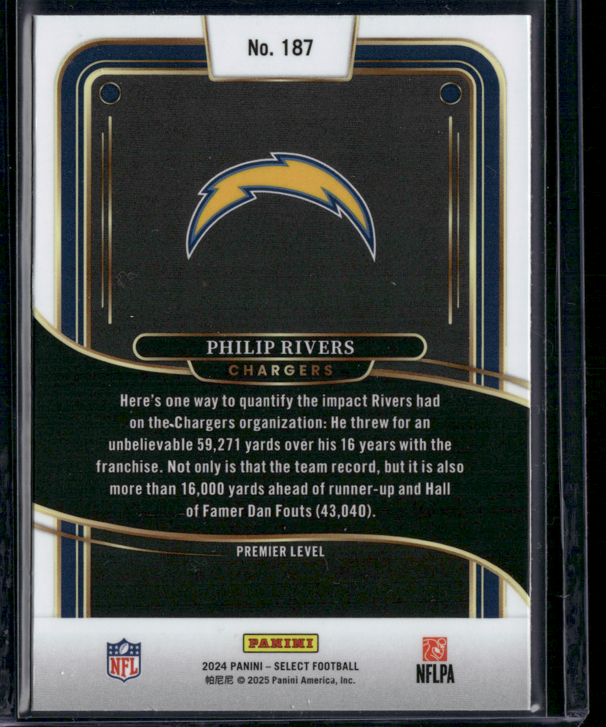 2024 Select PHILLIP RIVERS #187 Premier Level