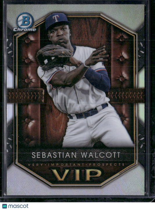 2025 Bowman SEBASTIAN WALCOTT #VIP-3 Very Important Prospect Chrome