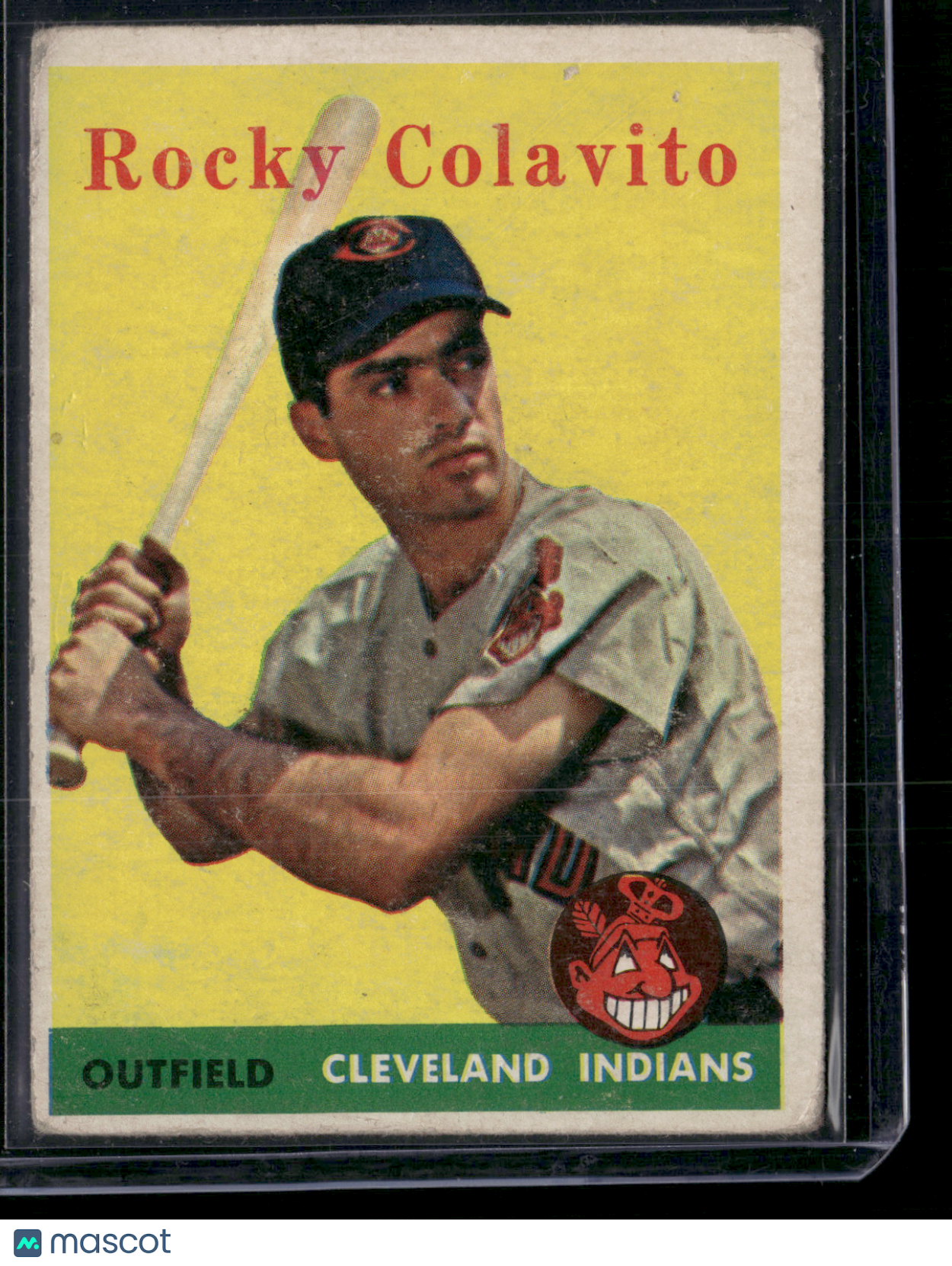 1958 Topps ROCKY COLAVITO #368 Light Scratches (VG)