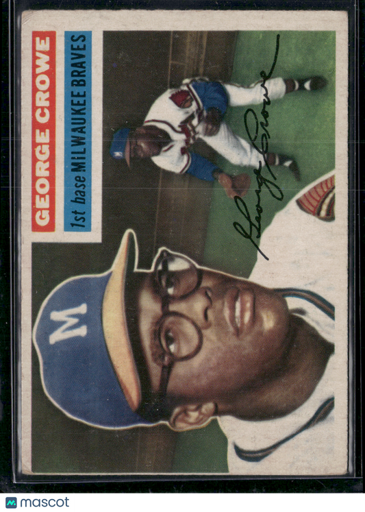 1956 Topps GEORGE CROWE #254