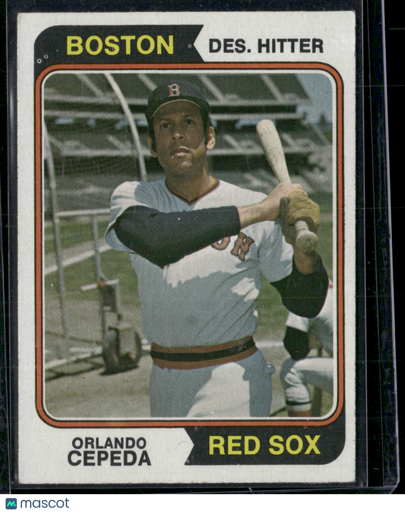 1974 Topps ORLANDO CEPEDA #83 Slight Stain on Back (VG/EX)